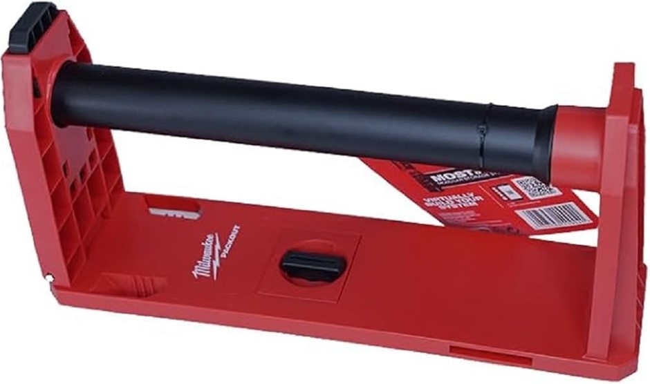 MILWAUKEE Packout Paper Towel Holder, Red.