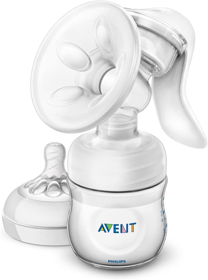 PHILIPS Avent Breast Pump Manual, Clear. NB: Slightly damaged box.