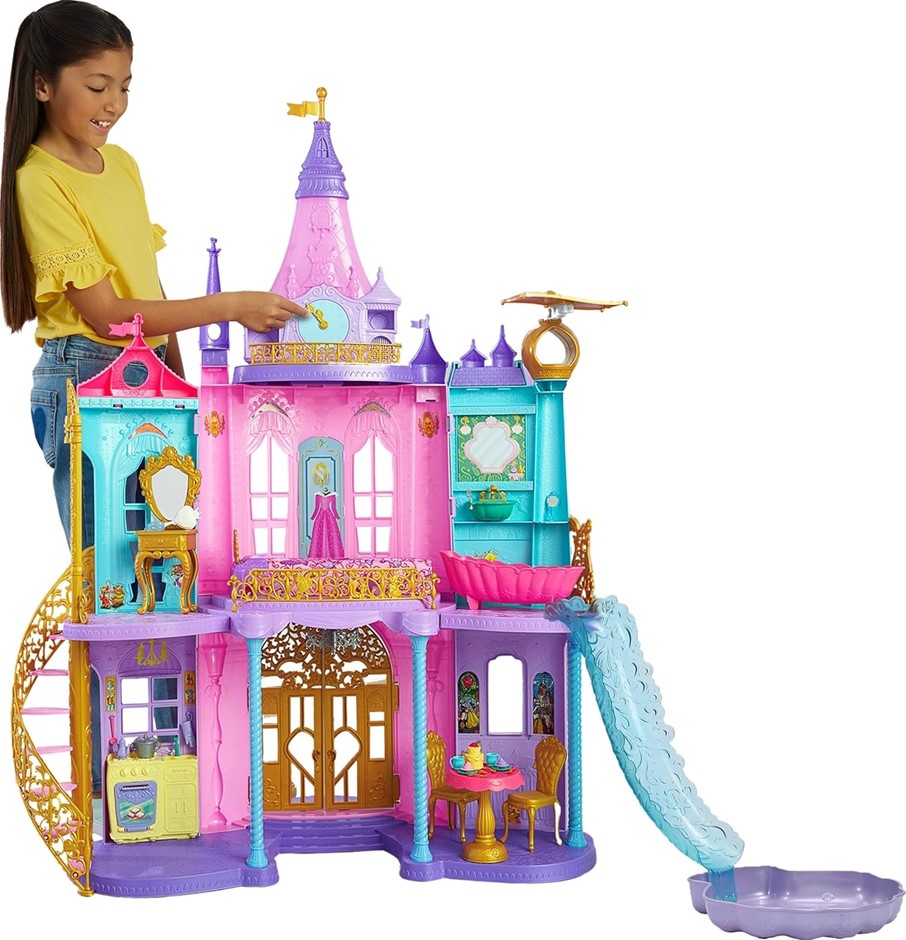 Mattel Disney Princess Toys, Ultimate Castle 4 Ft Tall with Lights & Sounds