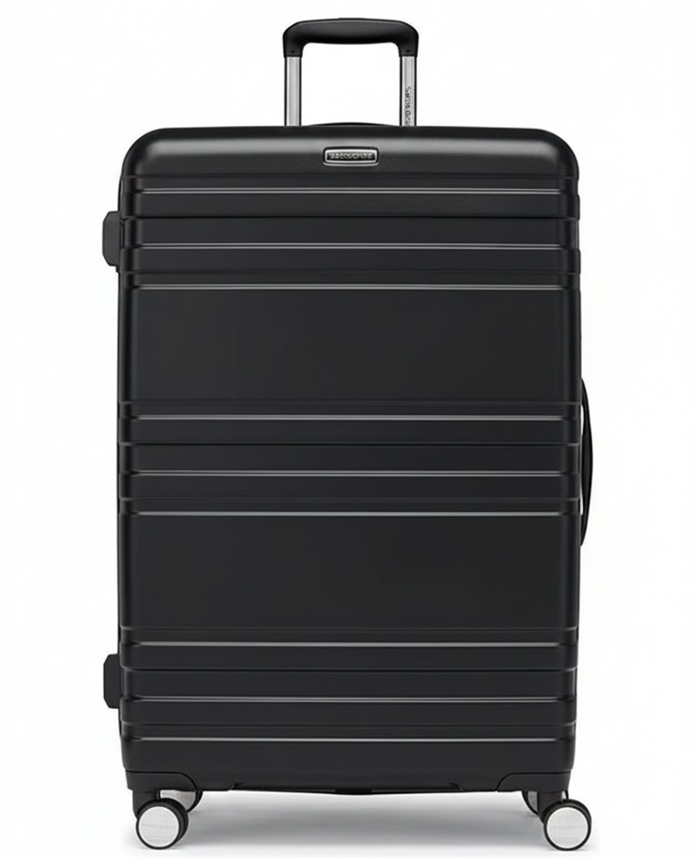 SAMSONITE Parallax Hardside Luggage Case, Large, Black (54x79.6x32.4cm) NB: