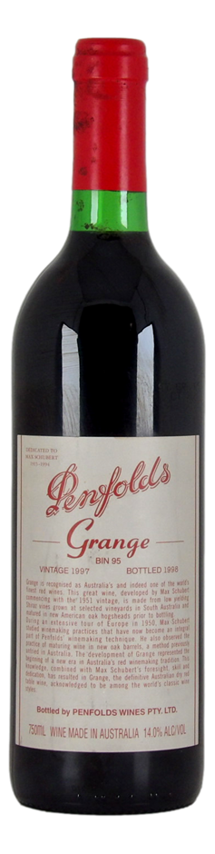 Penfolds Bin 95 Grange 1997 (1x 750mL), SA.