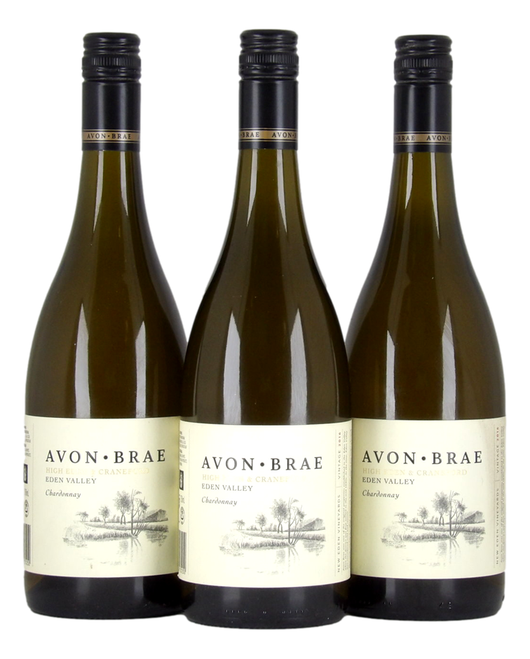 Avon-Brae High Eden Craneford Chardonnay 2016 (3x 750mL).Eden Valley