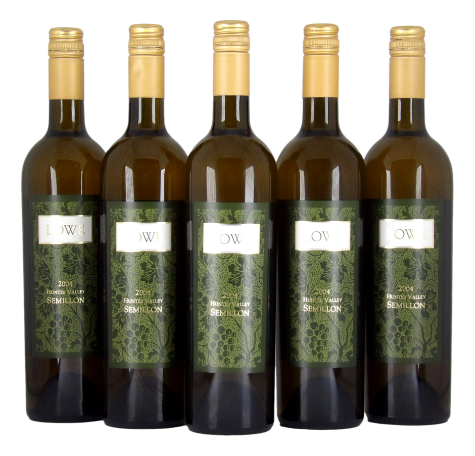Lowe HV Semillon 2004 (5x 750mL).Hunter Valley