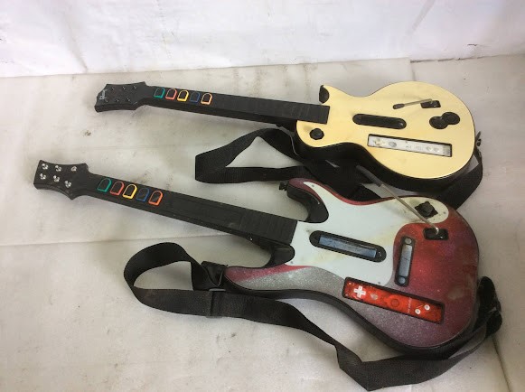 Guitar Hero Wireless Guitar Controllers (Lot of 2)