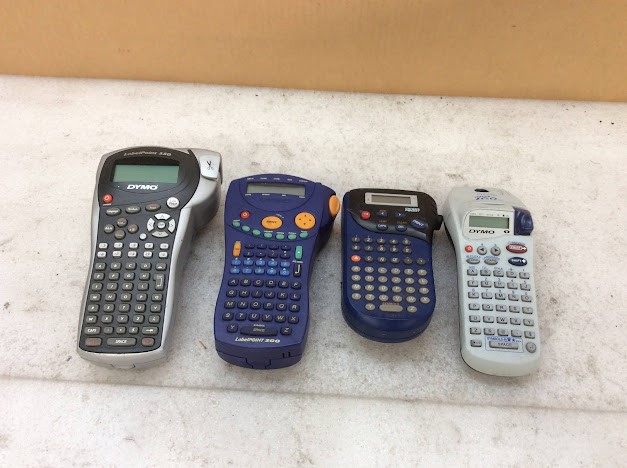 Dymo LetraTag XR & Dymo Pocket&LabelPOINT 200 &L Label Printers (Lot of 4)