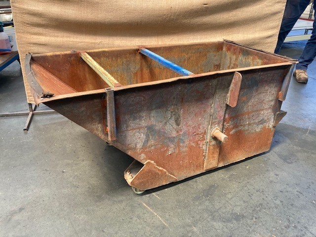 Metal Bins on Castors