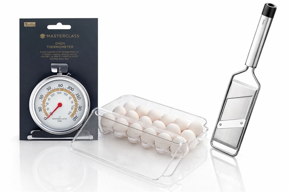 3 x KITCHEN: Master Craft Oven Thermometer + Totally Kitchen 18-Egg Holder