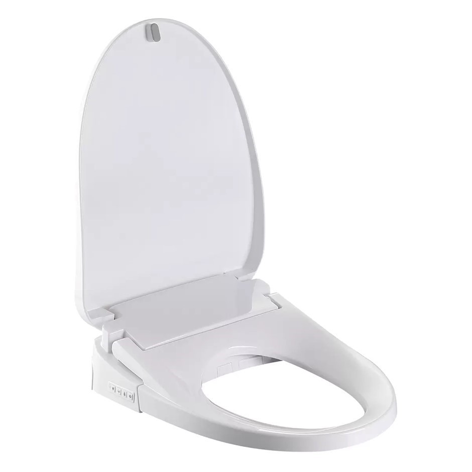 PRESENZA Heavy Duty PP Smart Bidet Seat, White, Model QTA032.