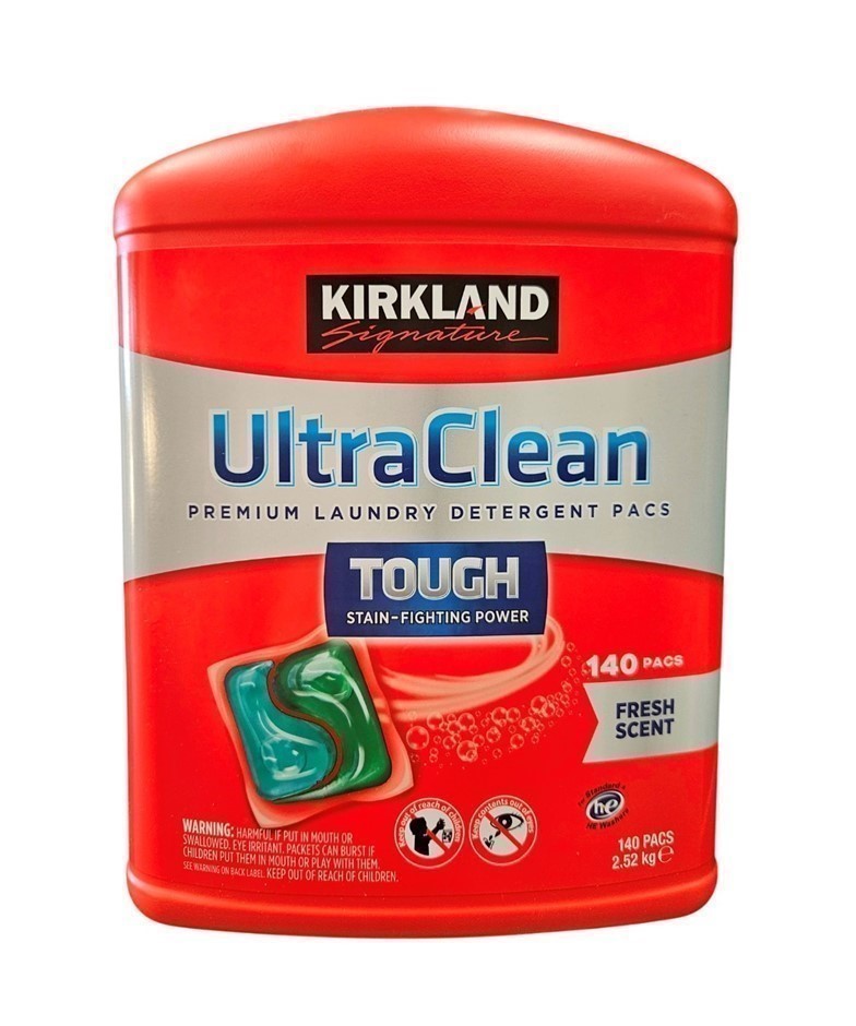 SIGNATURE Pack of 140pc Ultra Clean Laundry Detergent Pods, Fresh Scent.
