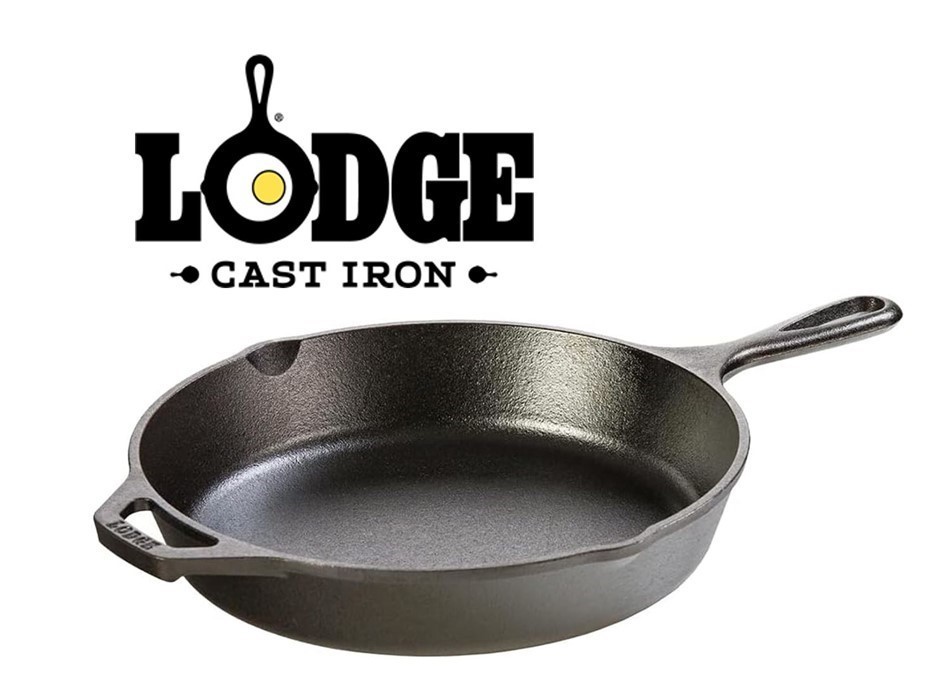 LODGE Cast Iron Seasoned Cast Iron Deer Skillet 10.25 Inch (26cm), L8SKWLDR