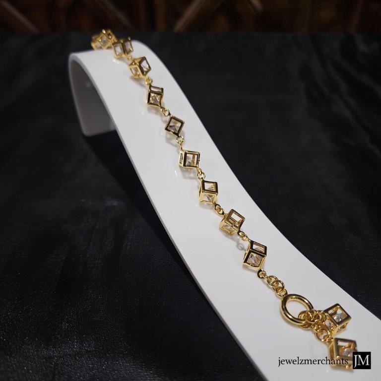 22K/Italy  Gold Filled  Bracelet -(stamped 22K/Italy)-Warranty Quality-