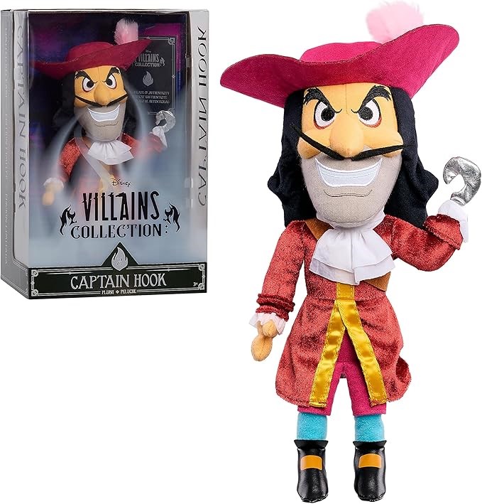 DISNEY Villians Captain Hook Plush. RRP: $70.