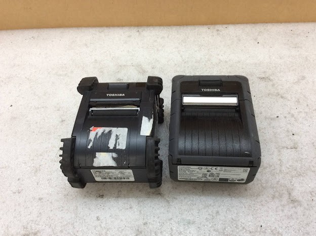 Toshiba B-FP2D-GH30-QM-S Mixed Model Portable Printer (Lot of 2)