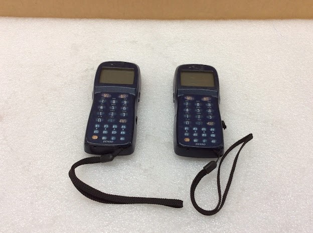 DENSO BHT-8000 D 4MB Barcode Terminal Scanner (Lot of 2)