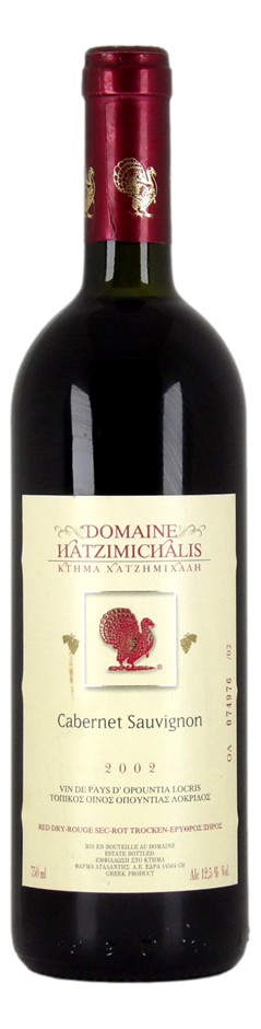 Domaine Hatzimichalis Cabernet Sauvignon 2002 (1x 750mL) Greece