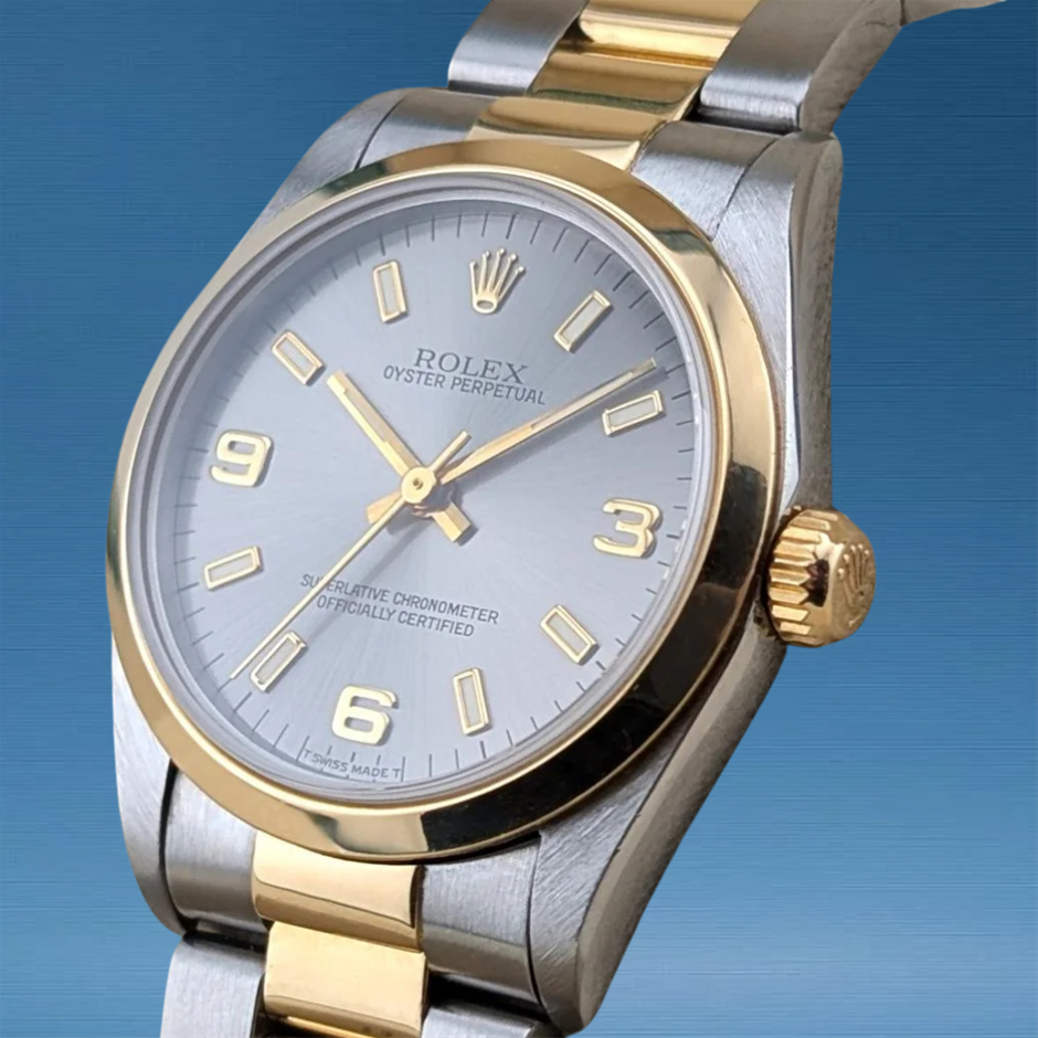 Rolex 67483 Oyster Perpetual 31 Two Tone 31mm 1997 WxO & COA
