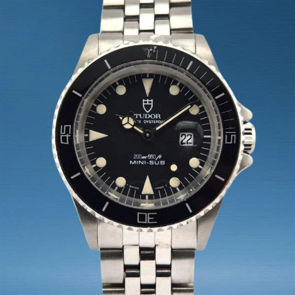 Tudor 73090 Submariner Mini-Sub 33mm 1990 WxO & COA