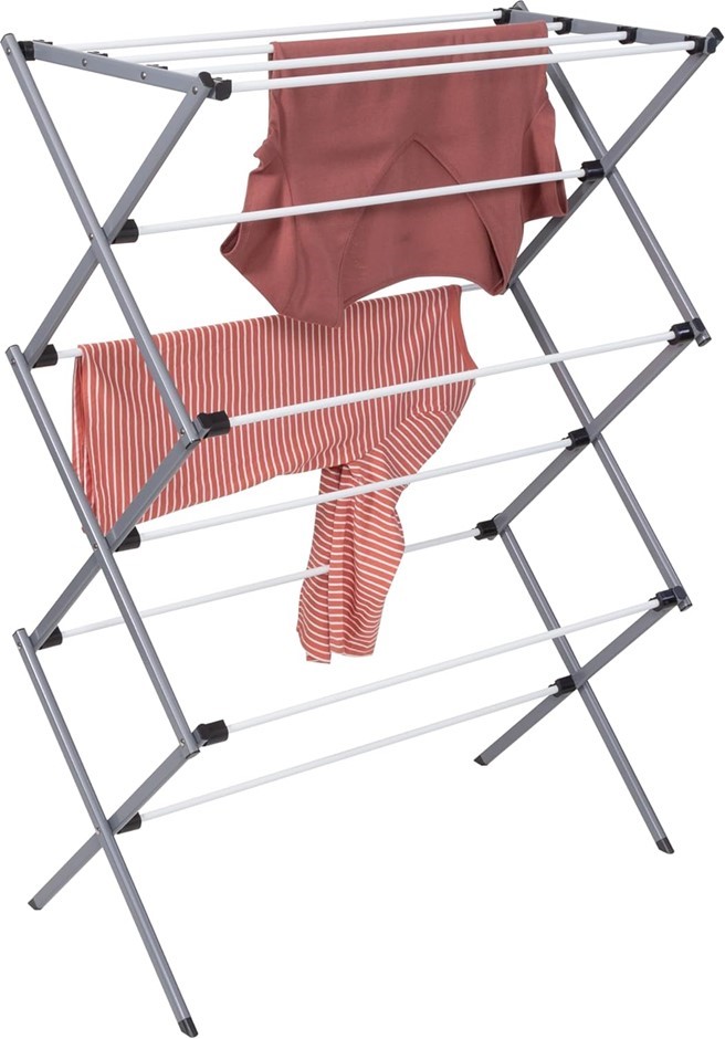 HONEY-CAN-DO Collapsible Clothes Drying Rack, Steel, DRY-09065.