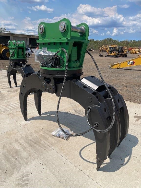 Hydraulic Rotating Grapple Attachment To Suit 18 - 25T Excavators(Unused)