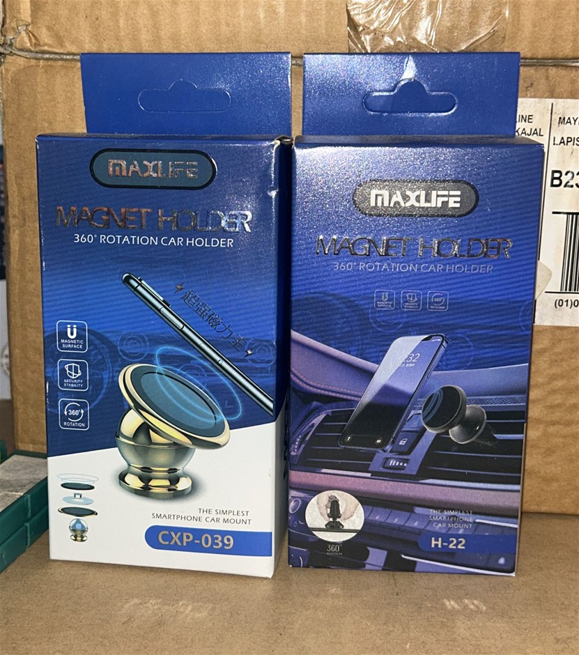 2x MAXLIFE Magnet Car Phone Holders
