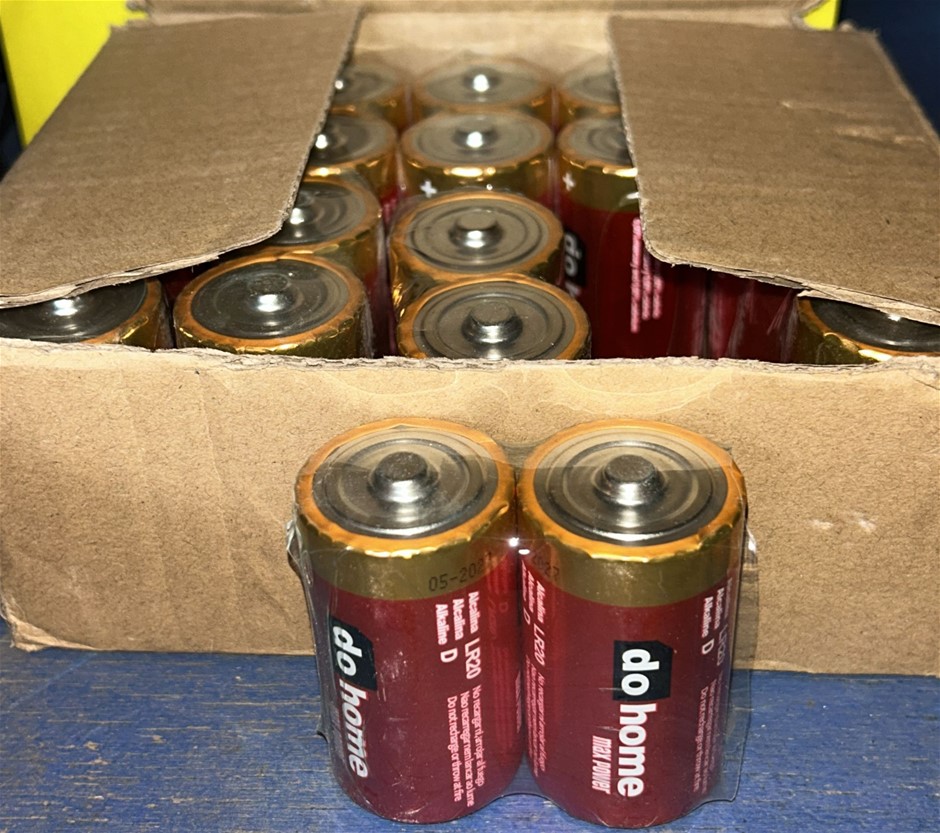 20x DOHOME Alkaline D Batteries