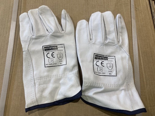 Boxes of Goat Leather Work Gloves x 4