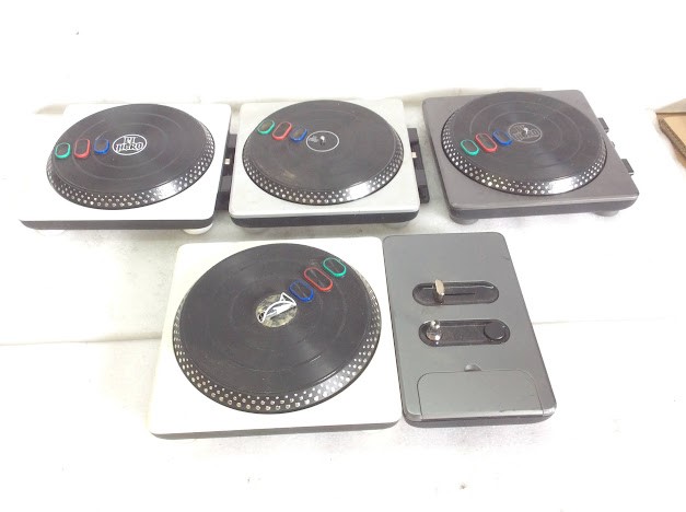 Activision Wireless Turntable Controller for PlayStation 3 (Lot of 4)