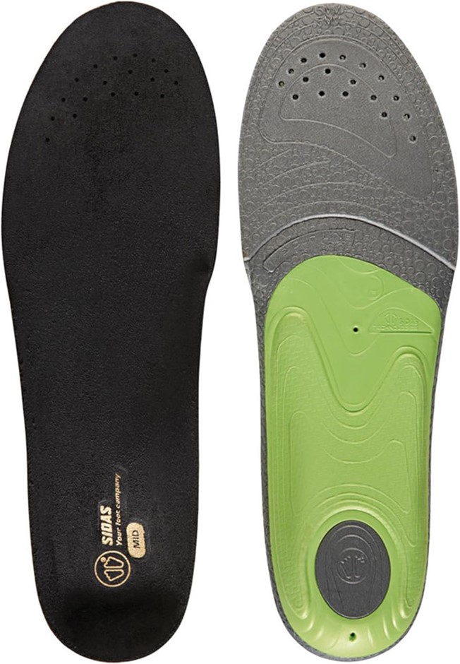 SIDAS Unisex Footwear 3Feet Slim Mid Insoles, Size XL, UK 10-11 (36008564).