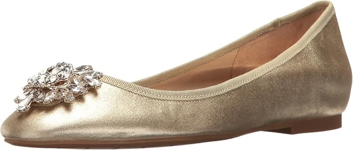 BADGLEY MISCHKA Women's Bianca Ballet Flat, 9.5 M US, Ivory(MP3544). Buyer