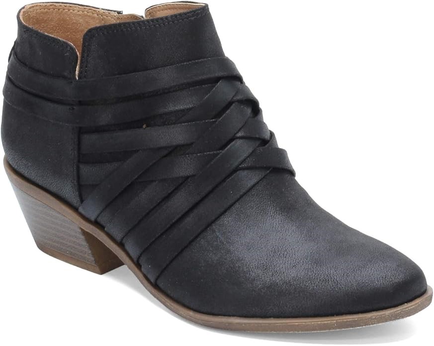 LIFESTRIDE Women's Prairie Ankle Boot, Black, Size US 9 Wide (G7442S1001).