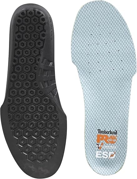 TIMBERLAND PRO Men's 1 Pair Anti Fatigue DAFT ESD Insole, Black, Size 2X-La