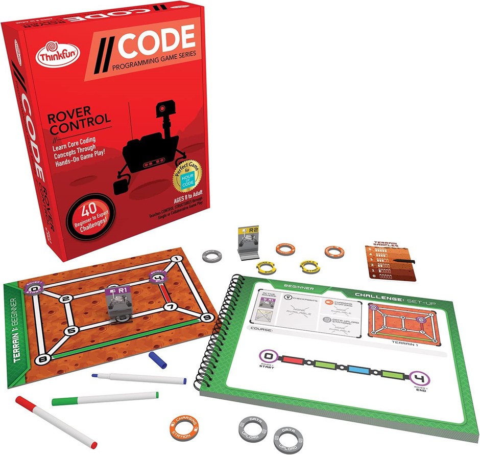 THINKFUN Rover Control Coding Board Game and Stem Toy, 2 Player, 1902-T. NB