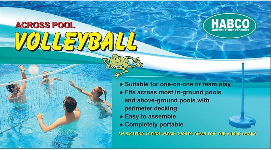 HABCO Across Pool Volleyball Game.