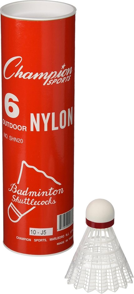 2 x CHAMPION SPORTS Nylon Indoor Shuttlecock.
