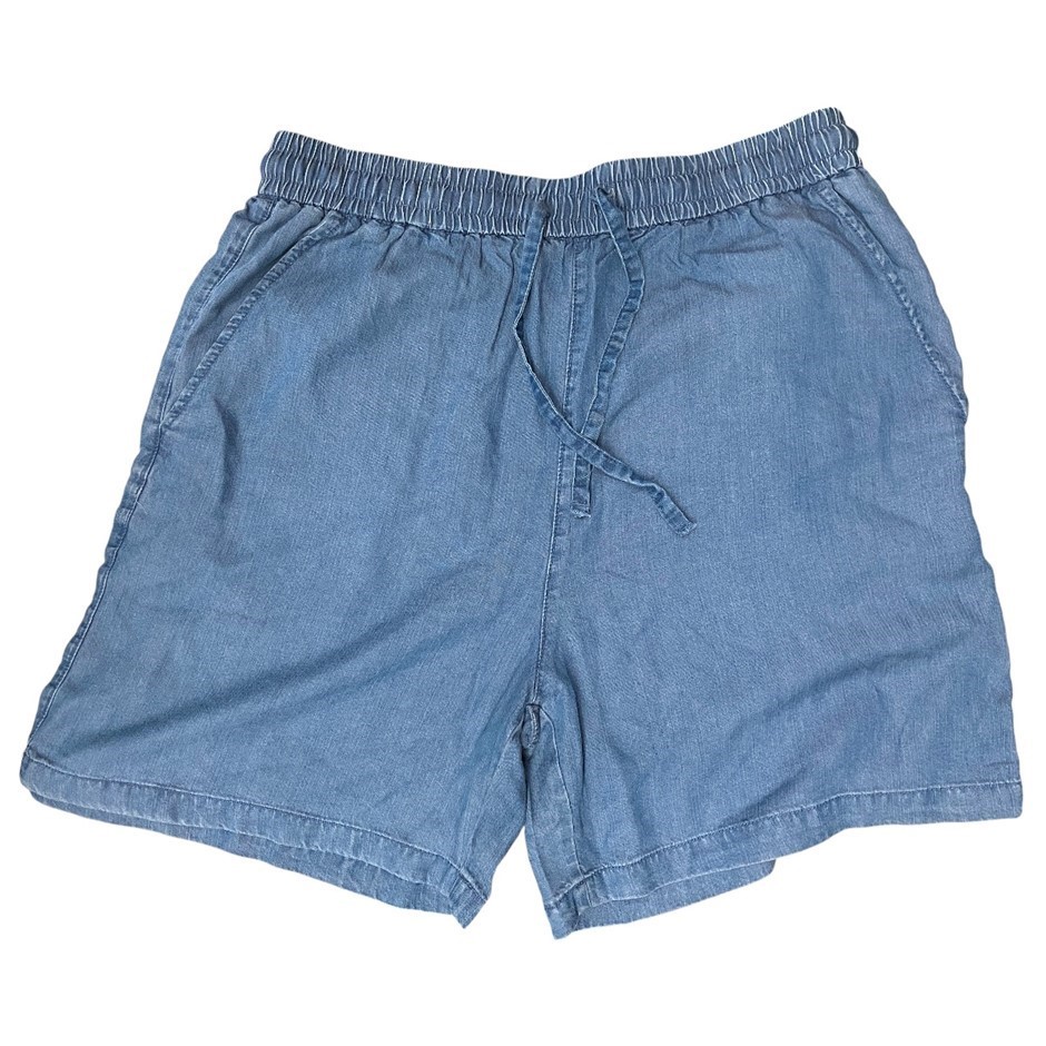 ADVENT Women's Shorts, Size M, 100% Lyocell, Mid Blue. Buyers Note - Disco