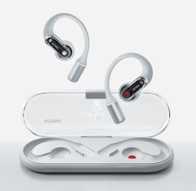 Nothing Ear (open) wireless open headphones with Dual mics and AI Clear Voi