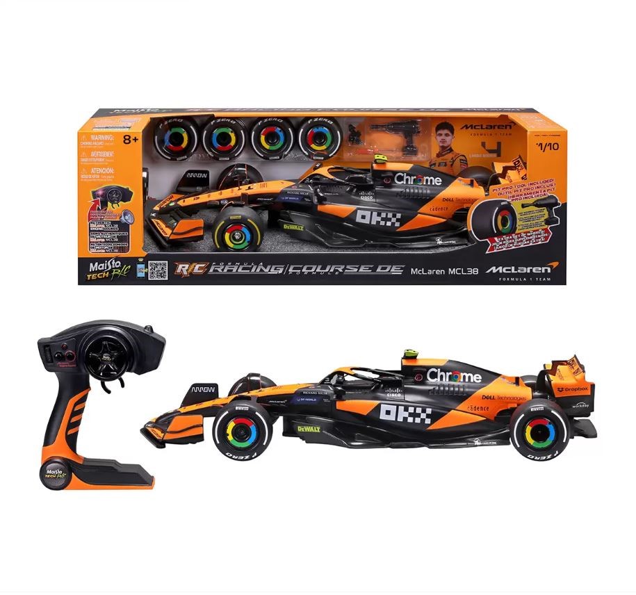 MAISTO 1:10 Formula 1 Remote Control Racing RC Car, McLaren Lando Norris. N