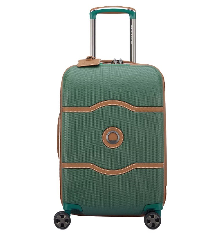 DELSEY Chatelet Air 2.0 Carry On Luggage, 55cm, Green.