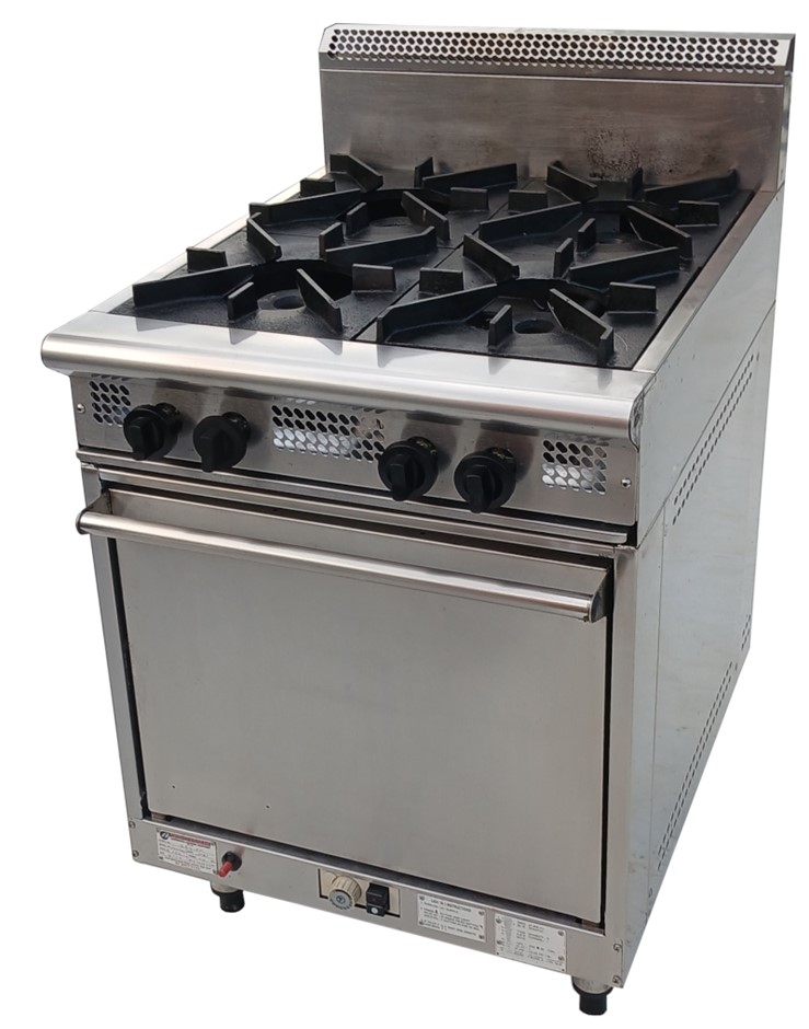 Cookon 4 Burner Gas Stove with Static Oven