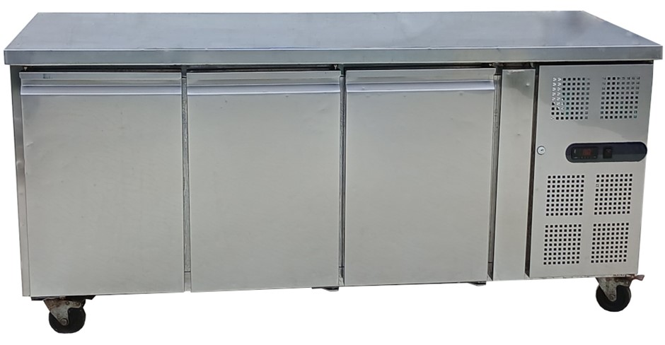 Leader Triple Door Stainless Steel Bench Fridge