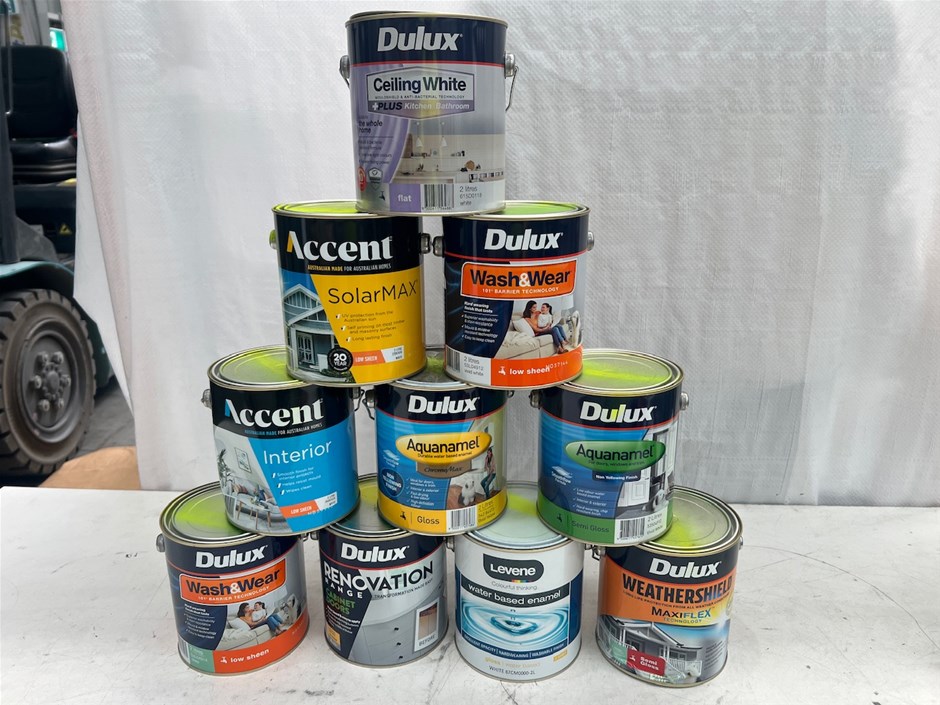 Assorted 2Lt Tins of Paints