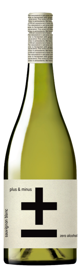 Plus Minus Sauvignon Blanc ZERO ALCOHOL 2023 (6x 750mL) SA