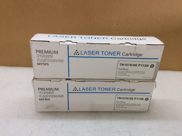 Mix Brand TN1070/XE P115B Toner Cartridge New (Lot of 2)