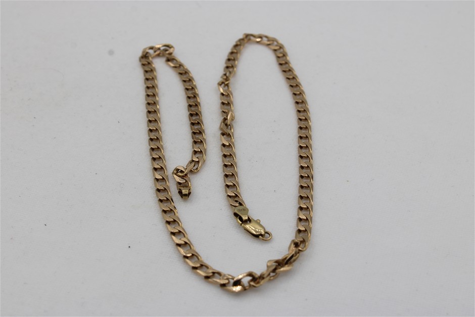 A Stamped 9ct Yellow Gold Curb Chain