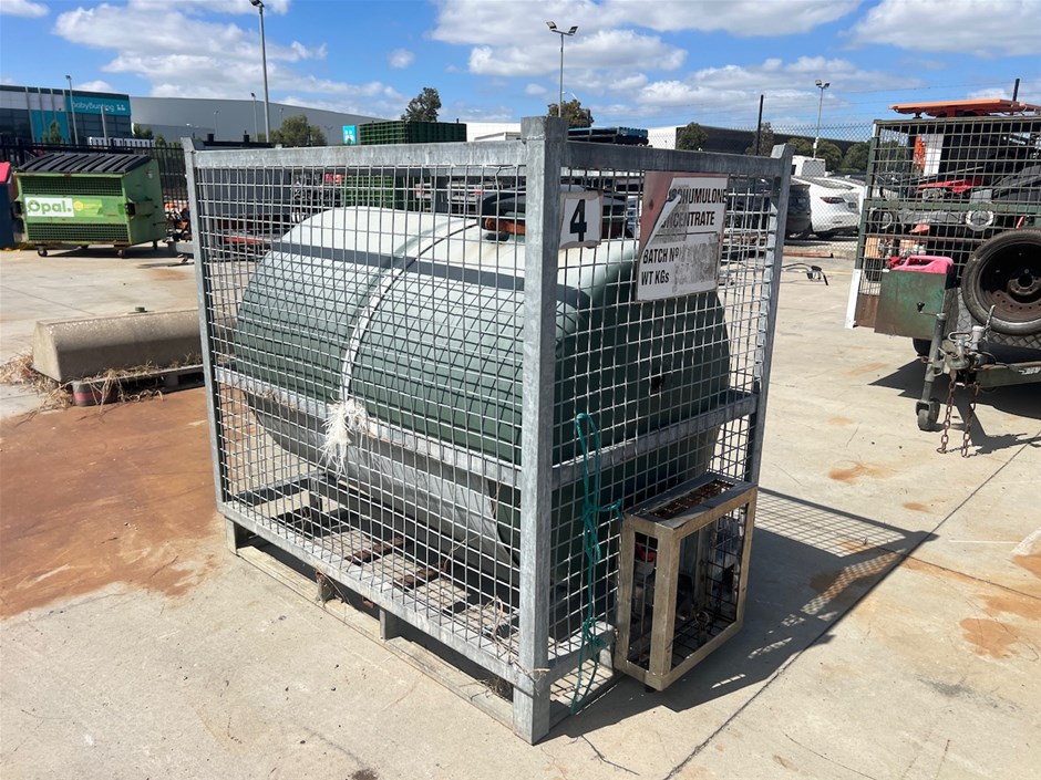 Holding Stilling Tank in Cage
