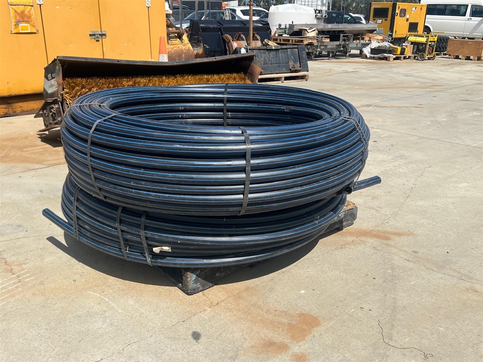 <p>Vinidex PE Pressure Pipe PE100 on pallet</p>