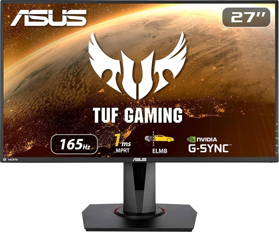 ASUS TUF Gaming VG279QR Gaming Monitor – 27 inch Full HD (1920 x 1080), 165