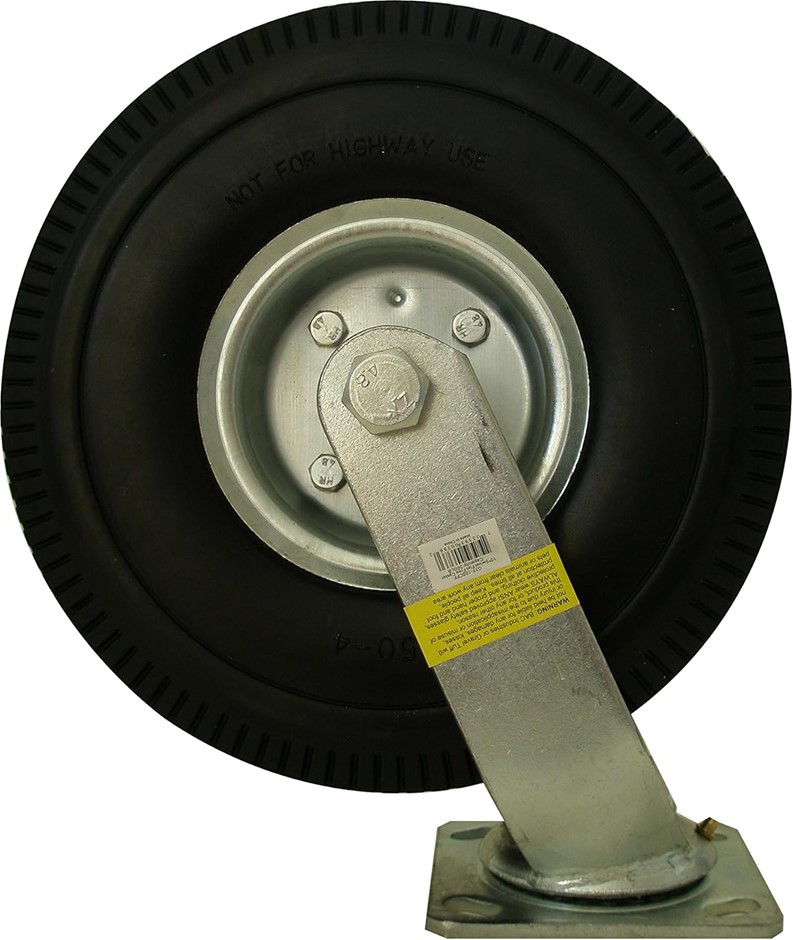 4 x GRAVEL TUFF GTF-10SCFF 10" Swivel Flat Free Casters.
