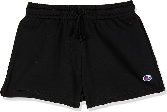 CHAMPION Girls' French Terry C-Logo Short, Size 14, Oxford Heather (A3R), K