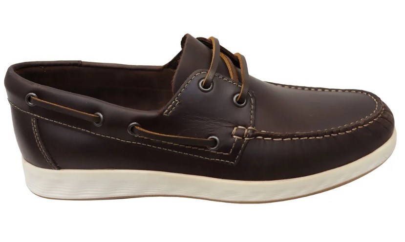 ECCO Men's S Lite Moc M Moccassin Boat Shoe, Bison, EU 46/US 12-12.5. NB: N